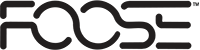 Foose black company logo.