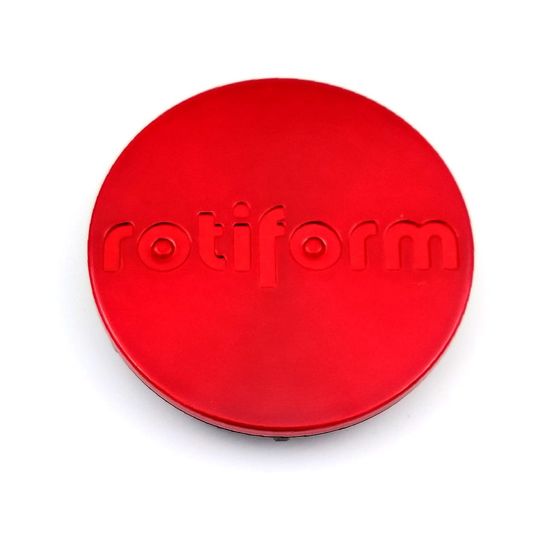 Rotiform Candy Red Center Caps
