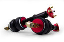 A pair of Air Lift Performance red accented monotube struts with double bellows progressive rate air springs.  Air suspension kit part