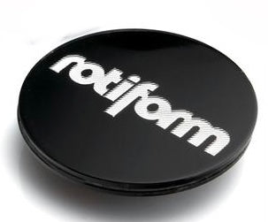 Rotiform Black & Silver Colored Hex Center Cap