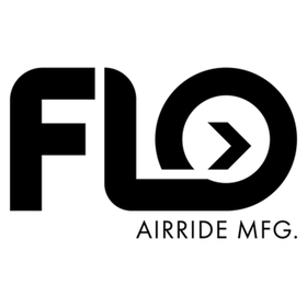 FLO Airride black company logo.