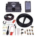 Air Lift Performance kit with manifold box, digital controller, wiring harness, and various components on a white background