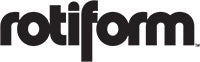 Rotiform's black company logo