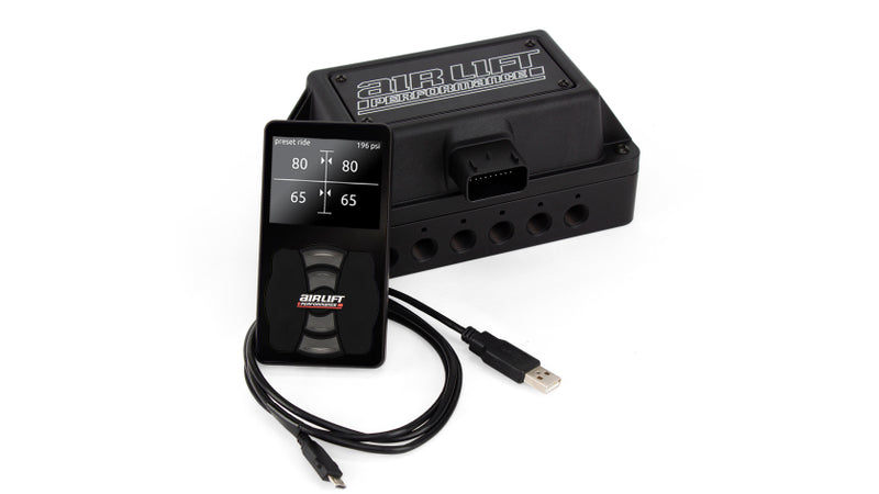 Air Lift Performance 3H/3P air management integrated ECU + manifold, and digital display controller