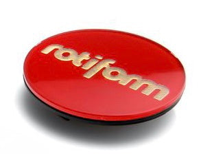 Rotiform Red & Gold Colored Hex Center Cap