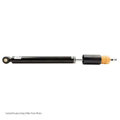 Black coilover strut with stainless steel insert
