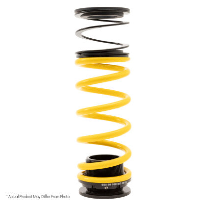 Single yellow vehicle suspension coilover spring