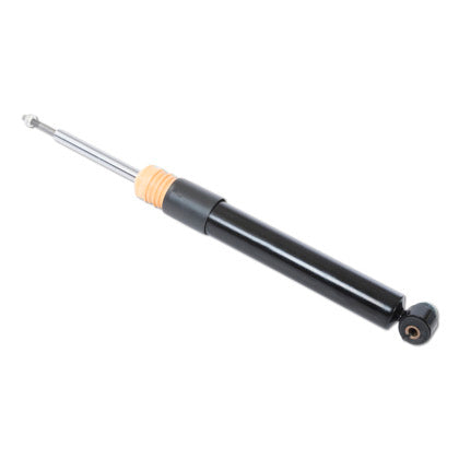 Single black coilover suspension strut