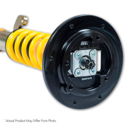 Adjustment knob end of vehicle suspension adjustable coilover