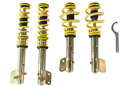 Four vehicle suspension adjustable coilovers