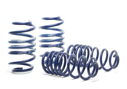 4 vehicle suspension blue lowering springs