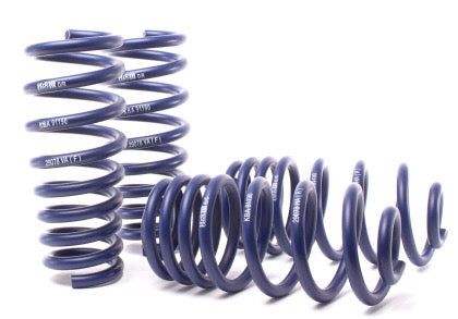 4 vehicle suspension blue lowering springs