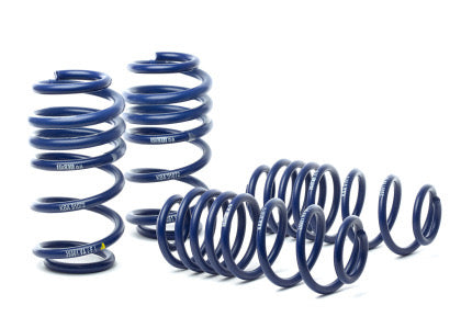 4 vehicle suspension blue lowering springs