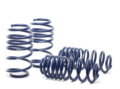 4 vehicle suspension blue lowering springs