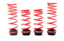 4 vehicle suspension red shock lowering springs