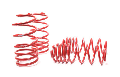 4 vehicle suspension red lowering springs