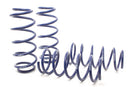 4 blue vehicle suspension springs