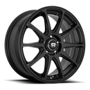 Motegi Racing CS10 cast aluminum 10 spoke automotive wheel in a satin black finish with a Motegi silver logo center cap.