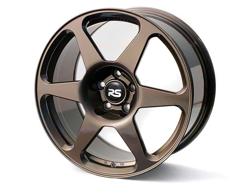 Neuspeed six spoke alloy wheel in a gloss bronze finish with a RS logo center cap.