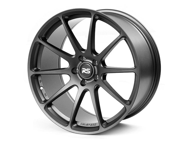 Neuspeed 10 spoke automotive alloy wheel in a satin gun metallic finish.