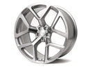 Neuspeed lightweight 10 spoke alloy automotive wheel in gloss silver platinum finish