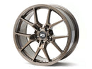 Neuspeed split five spoke automotive alloy wheel in a gloss bronze finish with a RS logo center cap.