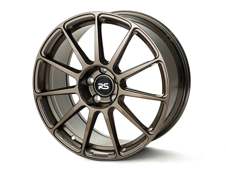 Neuspeed 11 spoke automotive alloy wheel in a gloss bronze finish with a RS  center cap.