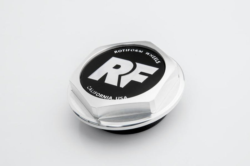 Rotiform Silver 'RF' Hex Center Cap