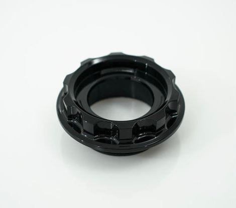 Gloss Black Rotiform Spline (10 pt) Threaded Cap/Nut